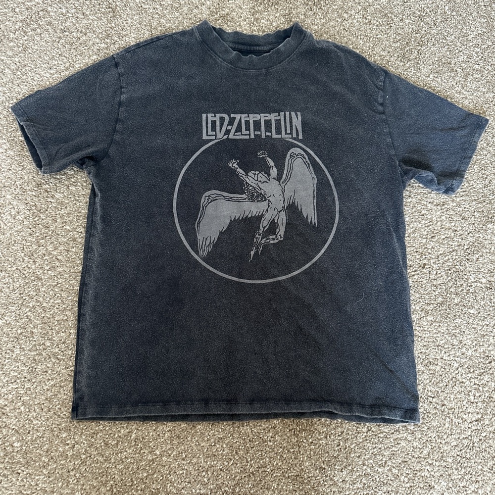 Abercrombie & Fitch Black Led Zeppelin Graphic Tee